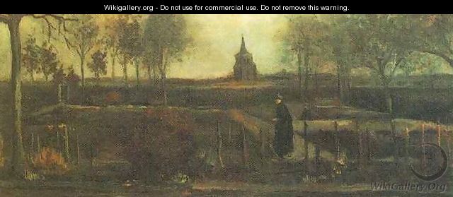The Parsonage Garden At Nuenen - Vincent Van Gogh