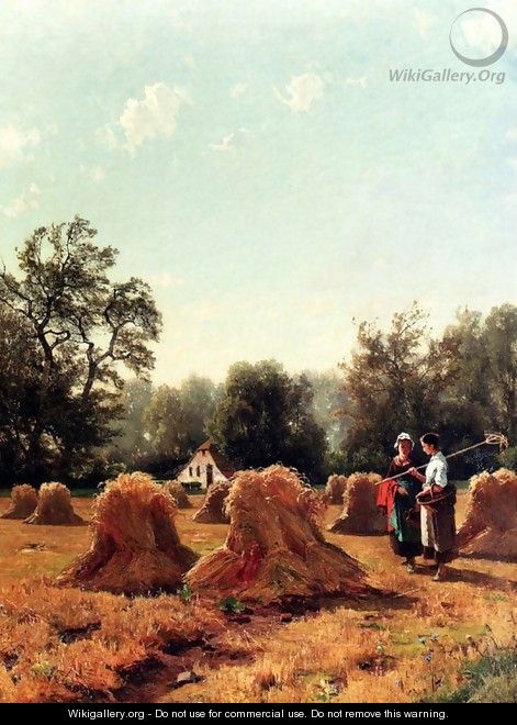 The Harvesters: An Allegory Of Summer - Jacobus Nicolaas Tjarda Van Stachouwer