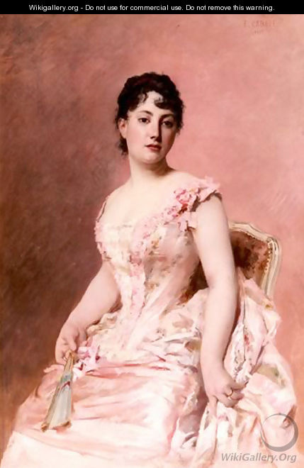 Lady in Pink - Edouard Cabane