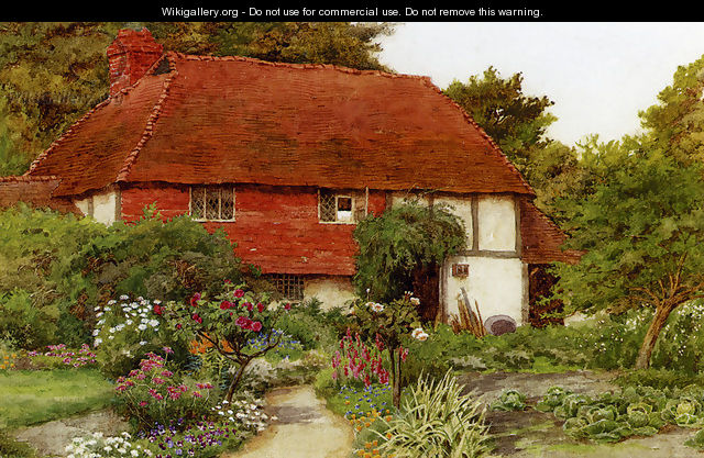 A Cottage Garden - Curtius Duassut
