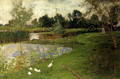 By The Pond - John G. Sowerby