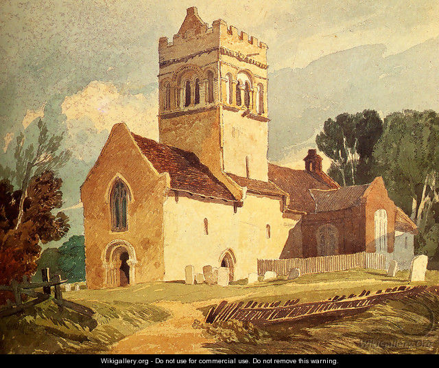 Gillingham Church, Norfolk - John Sell Cotman