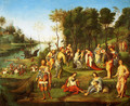 The Garden Of The Peaceful Arts (or Allegory Of The Court Of Isabelle D'Este) - Lorenzo Costa