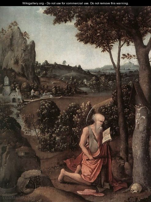 Rocky Landscape with Saint Jerome - Joachim Patenier (Patinir)