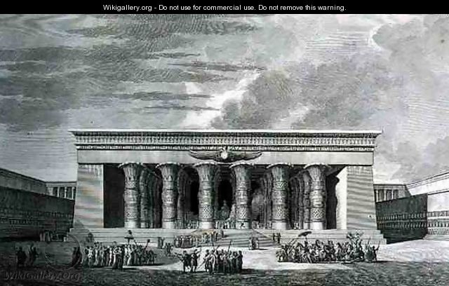 The Restoration of a Large Egyptian Temple 2 - Louis Francois Cassas