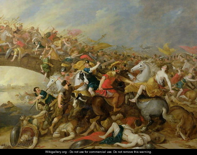 The Battle between the Amazons and the Greeks - Pauwel Casteels