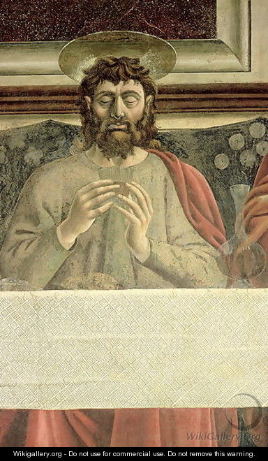 The Last Supper, detail of St. James the Greater, 1447 - Andrea Del Castagno