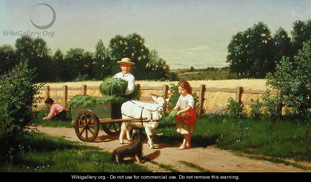 The Goat Cart, 1882 - Samuel S. Carr