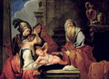 The Blind Prophet Tiresias with the Baby Narcissus, after 1666 - Giulio Carpioni