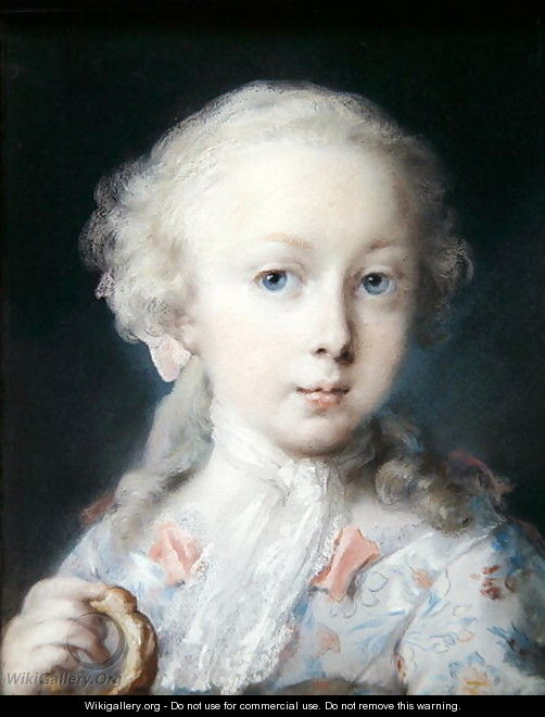 Portrait of a Girl with a Bussola, 1725 - Rosalba Carriera