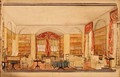 The Library at Aynhoe - Julia Cartwright