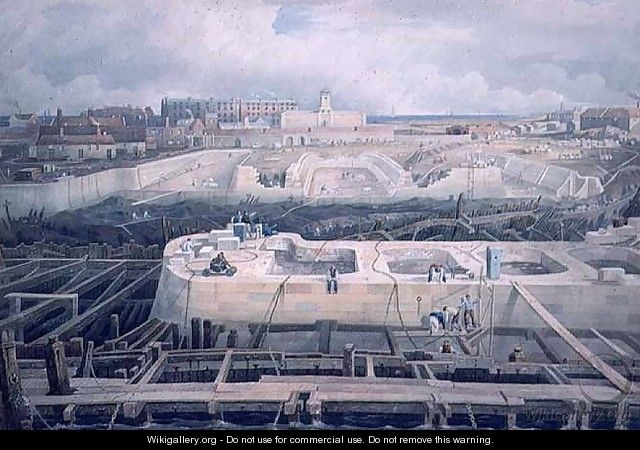 Construction of Docks 2 - Henry Barlow Carter