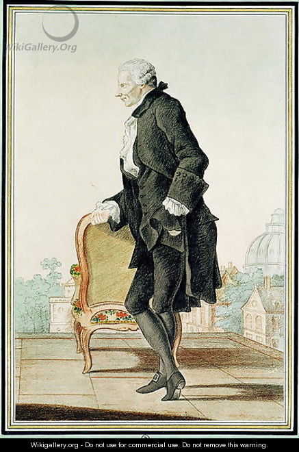 Laurence Sterne (1713-68), c.1762 - Louis (Carrogis) de Carmontelle