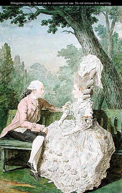 The Marquis and Marquise de Montsoreau, 1780 - Louis (Carrogis) de Carmontelle