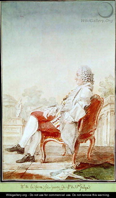 Monsieur de La Curne de Sainte-Palaye, 1760 - Louis (Carrogis) de Carmontelle