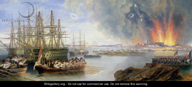 The Bombardment of Sebastopol, 1858 - James Wilson Carmichael
