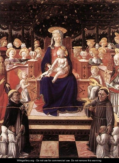 Virgin and Child with Saints - Giovanni Boccati