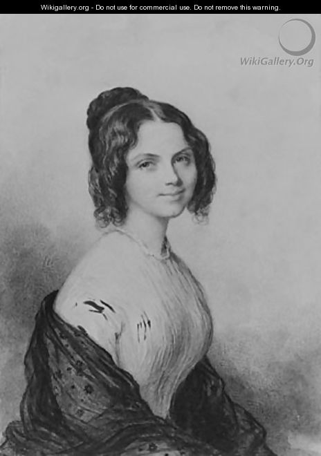 Anne Charlotte Lynch (later Mrs. Vincenzo Botta) - Savinien Edme Dubourjal