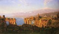 Ruins of the Roman Theatre at Taormina, Sicily - William Stanley Haseltine