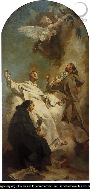 Saints Louis Bertrand, Vincent Ferrer, And Hyacinth - Giovanni Battista Piazzetta