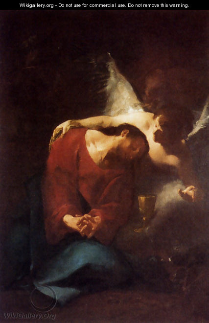 Christ Comforted By An Angel - Paul Troger