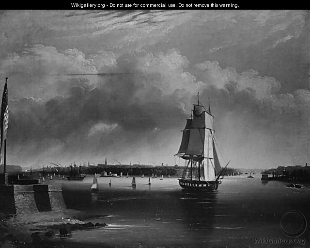 Bay and Harbor of New York from Bedlow