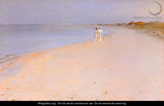Tarde de verano en la playa - Peder Severin Krøyer