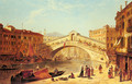 A View of the Rialto Bridge, Venice - James Holland