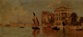 Venetian Canal - Antonio Maria de Reyna