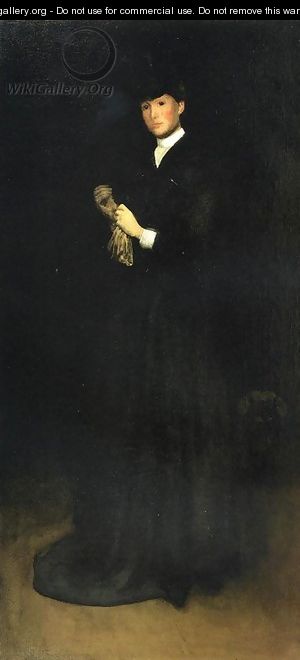 Arrangement in Black, No. 8: Portrait of Mrs. Cassatt - Joseph Rodefer DeCamp