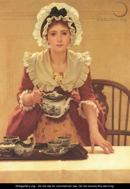 Tea - George Dunlop, R.A., Leslie