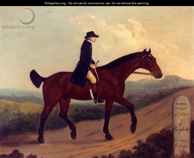 A Horseman On The Road To Bagshot - Francis Sartorius