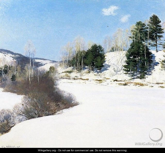 Hush of Winter - Willard Leroy Metcalf