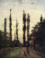 Evening, Poplars - Theodore Clement Steele