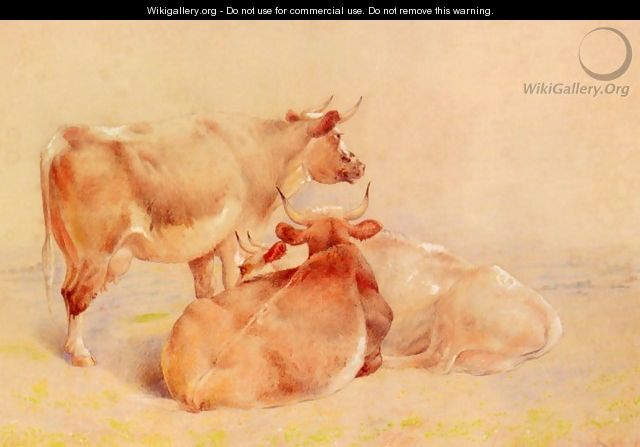 Cattle Resting (2 of 2) - William Huggins