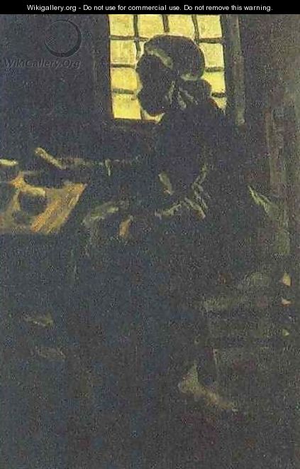Peasant Woman Taking Her Meal - Vincent Van Gogh