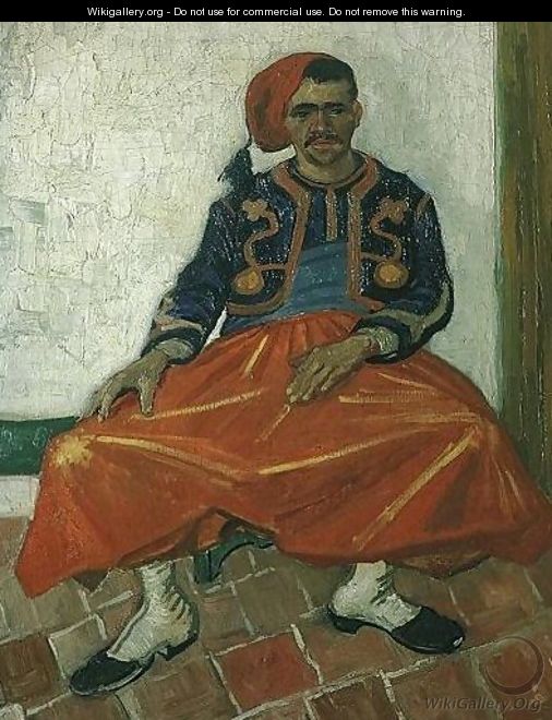 The Seated Zouave - Vincent Van Gogh