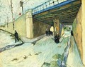 The Railway Bridge Over Avenue Montmajour Arles - Vincent Van Gogh