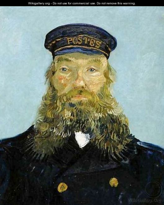 Portrait Of The Postman Joseph Roulin II - Vincent Van Gogh
