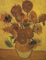 Vase With Fifteen Sunflowers II - Vincent Van Gogh