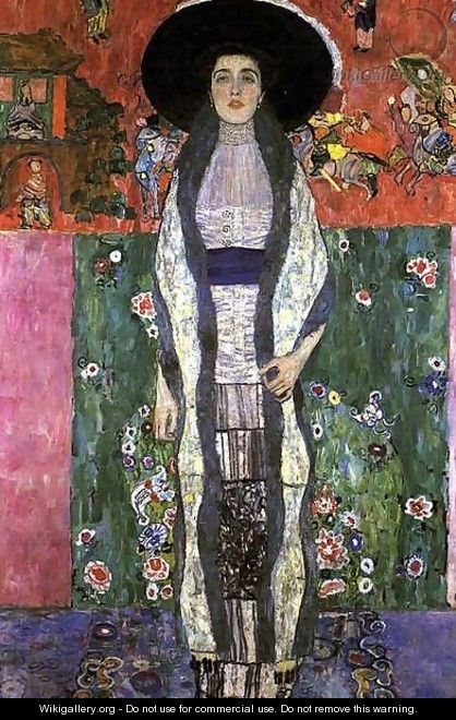 Portrait Of Adele Bloch Bauer II - Gustav Klimt