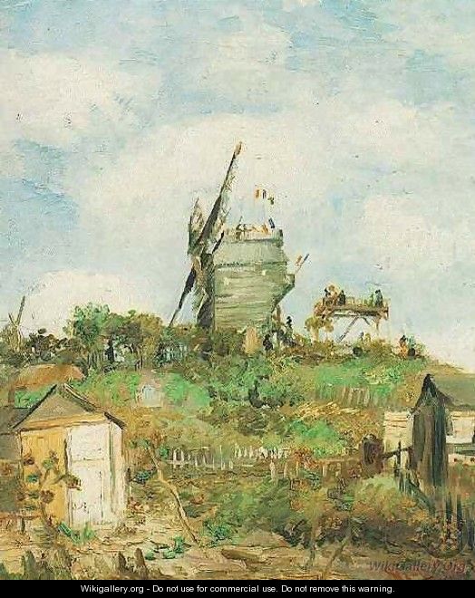 Le Moulin De La Galette VI - Vincent Van Gogh