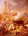 Bataille D'Heliopolis (The Battle of Heliopolis) (or Basse-Egypte) - Léon Cogniet