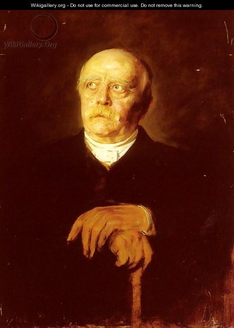 Portrait Of Furst Otto von Bismarck - Franz von Lenbach