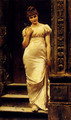 A Young Beauty In A Doorway - Alfred Seifert