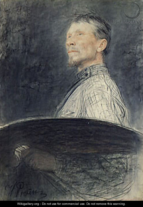 Portrait of A.E. Arkhipov - Ilya Efimovich Efimovich Repin
