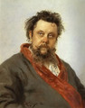 Portrait of the Composer Modest Musorgsky - Ilya Efimovich Efimovich Repin