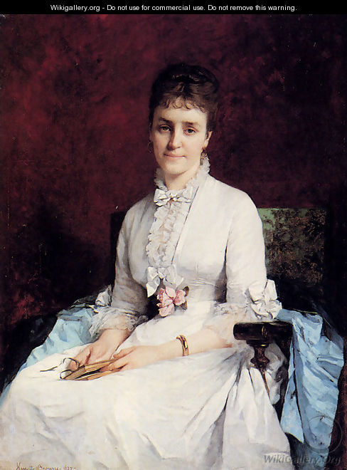Portrait Of A Lady - Henriette, Hon. R.I. Browne