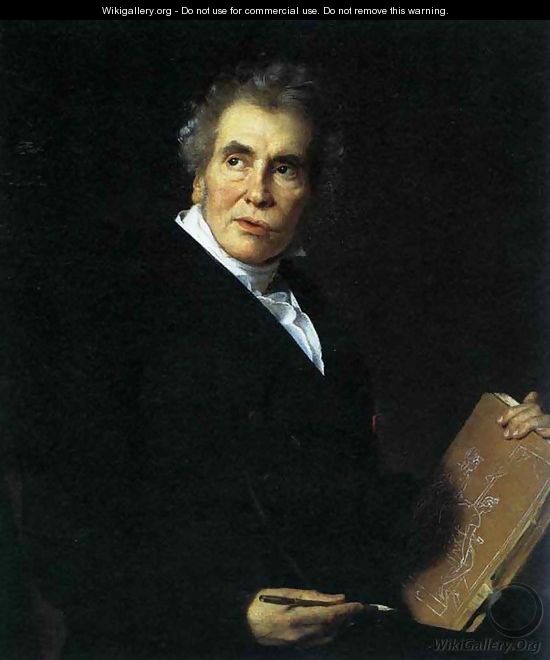 Portrait of Jacques-Louis David - Jerome Martin Langlois