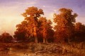 Sunset In A Hungarian Forest - August Schaeffer